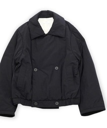 【ATON】 TWIST NYLON TAFTA SHORT DOUBLE BREASTED COAT