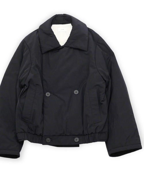 ATON】 TWIST NYLON TAFTA SHORT DOUBLE BREASTED COAT（その他