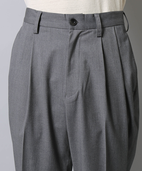 AMERICAN RAG CIE（アメリカンラグシー）の「AMERICAN RAG CIE T/R テーパードパンツ【WEB限定】（その他パンツ・メンズ・ブラック/トップグレー・3/2/1）」の4枚目の写真