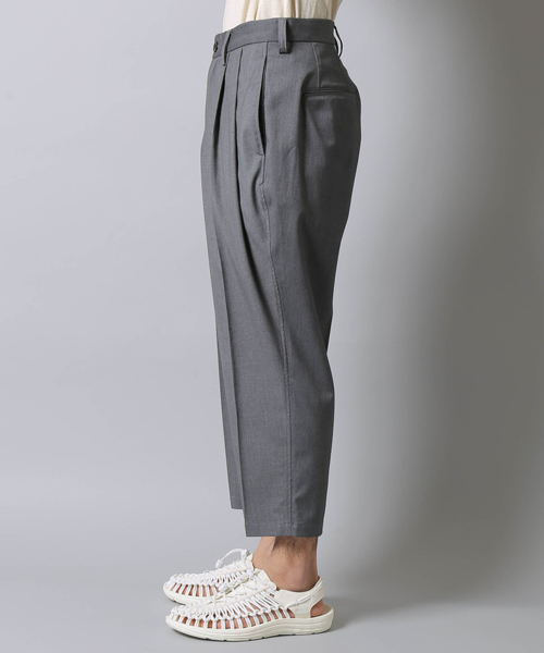 AMERICAN RAG CIE（アメリカンラグシー）の「AMERICAN RAG CIE T/R テーパードパンツ【WEB限定】（その他パンツ・メンズ・ブラック/トップグレー・3/2/1）」の8枚目の写真