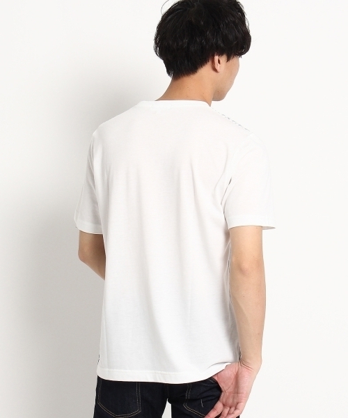 THE SHOP TK (ザ ショップ ティーケー )の「ストライプ切替Tシャツ(Tシャツ/カットソー・メンズ・ホワイト/ネイビー/グレー/ネイビー系1・02/03/04)」の11枚目の写真