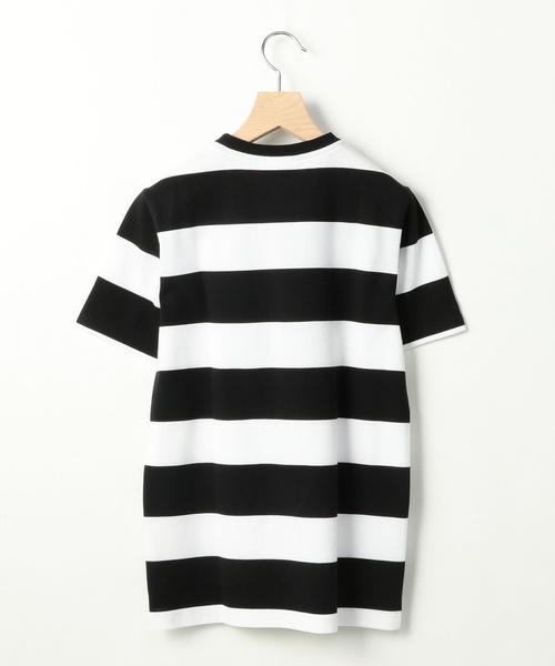 LACOSTE（ラコステ）の「【別注】 ＜LACOSTE （ラコステ）＞ ∴ BORDER TEE/Tシャツ ◆（Tシャツ/カットソー・メンズ・ブラック/ライトグレー/ネイビー・2/4/3/5）」の13枚目の写真