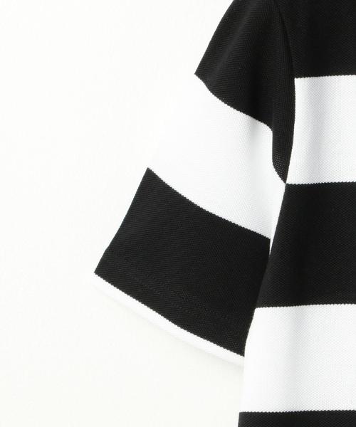 LACOSTE（ラコステ）の「【別注】 ＜LACOSTE （ラコステ）＞ ∴ BORDER TEE/Tシャツ ◆（Tシャツ/カットソー・メンズ・ブラック/ライトグレー/ネイビー・2/4/3/5）」の7枚目の写真