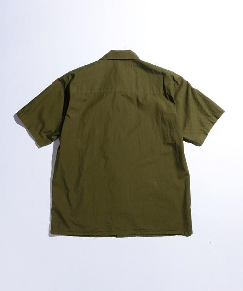 MHL.（エムエイチエル）の「【別注】 ＜MHL.＞ 16 NATURAL SHT/シャツ◆（シャツ/ブラウス・メンズ・グレー/オリーブ・LARGE/MEDIUM）」の8枚目の写真