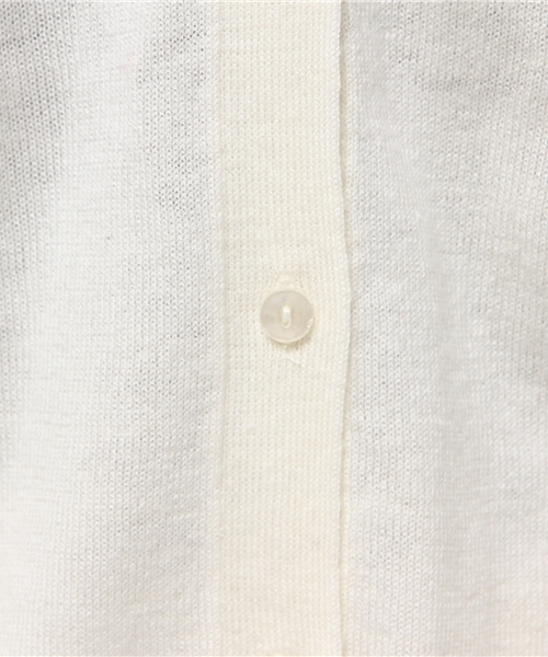 COMME CA ISM（コムサイズム）の「Ｖネックカーディガン（カーディガン/ボレロ・レディース・ブラック/グレー/ホワイト/レッド/キャメル/ネイビー・LARGE/MEDIUM/SMALL）」の7枚目の写真