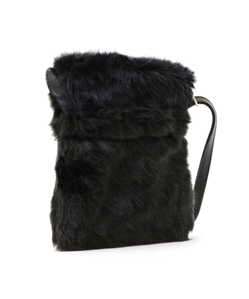 WEGO(ウィゴー)の「WEGO/ファーミニショルダーバッグ(ショルダーバッグ・レディース・サックスブルー/ライトピンク/その他2/その他1/ライトパープル/ホワイト/ブラック/ブラウン/その他3/ネイビー/パープル/ワイン/グレー/その他4/イエロー・FREE)」の17枚目の写真