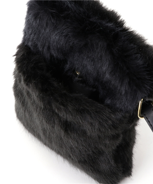 WEGO(ウィゴー)の「WEGO/ファーミニショルダーバッグ(ショルダーバッグ・レディース・サックスブルー/ライトピンク/その他2/その他1/ライトパープル/ホワイト/ブラック/ブラウン/その他3/ネイビー/パープル/ワイン/グレー/その他4/イエロー・FREE)」の19枚目の写真