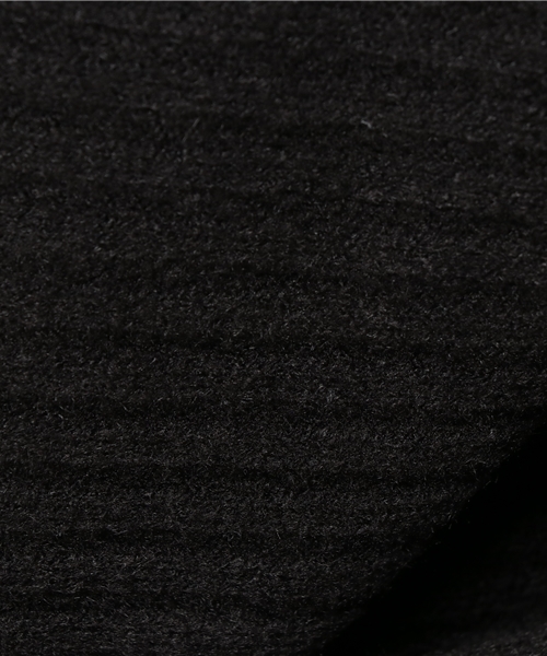 laboratory work（ラボラトリーワーク）の「ストレッチエアリー オフタートルニット（ニット/セーター・レディース・ブラック/ライトベージュ/サックスブルー/杢グレー・MEDIUM）」の7枚目の写真