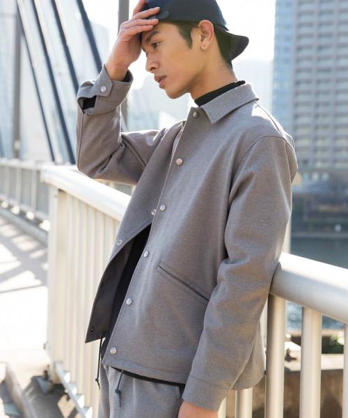 green label relaxing(グリーンレーベルリラクシング)の「SC FULFLAN コーチジャケット◆(ブルゾン・メンズ・グレー/ネイビー・LARGE/X-LARGE/MEDIUM/SMALL)」の2枚目の写真