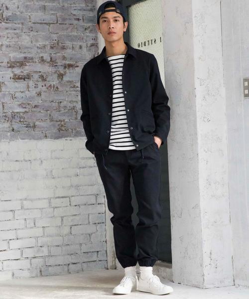 green label relaxing(グリーンレーベルリラクシング)の「SC FULFLAN コーチジャケット◆(ブルゾン・メンズ・グレー/ネイビー・LARGE/X-LARGE/MEDIUM/SMALL)」の6枚目の写真