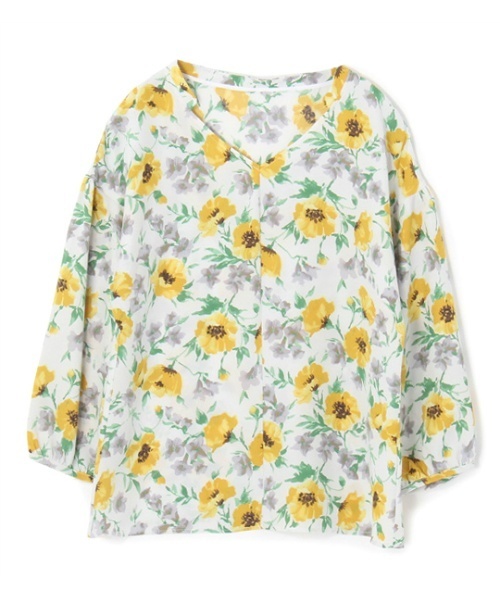 laboratory work（ラボラトリーワーク）の「ロイヤル梨地ジョーゼット花柄プリントブラウス（シャツ/ブラウス・レディース・イエロー系その他/ピンク系その他・MEDIUM）」の20枚目の写真