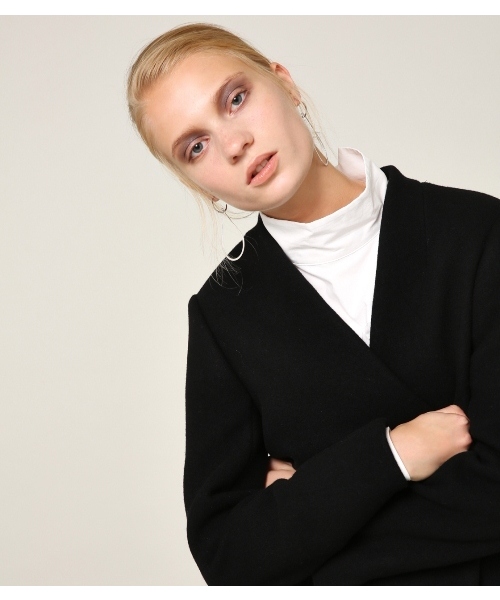 PEGGY LANA（ペギーラナ）の「Wool Coat（その他アウター・レディース・アイボリー/ブラック/グレー/ピンク・1/2）」の5枚目の写真