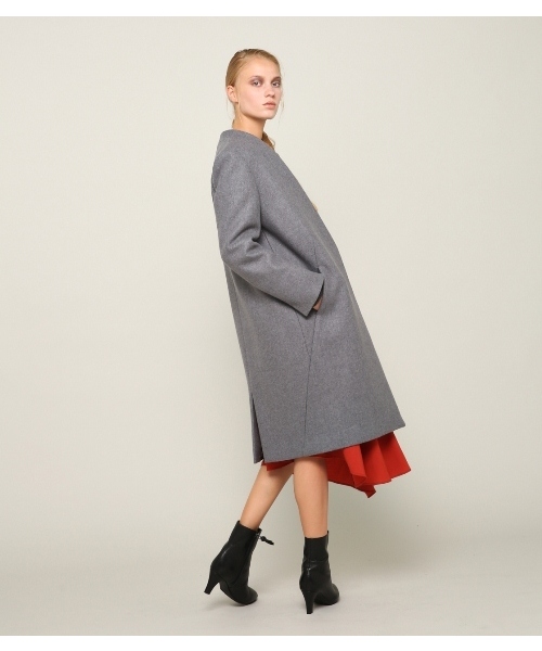 PEGGY LANA（ペギーラナ）の「Wool Coat（その他アウター・レディース・アイボリー/ブラック/グレー/ピンク・1/2）」の11枚目の写真