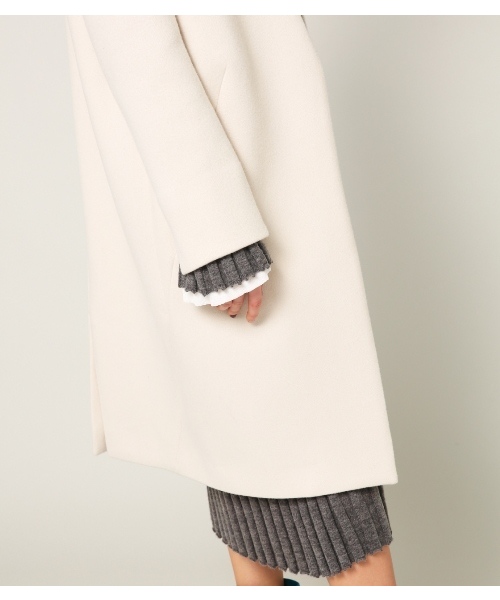 PEGGY LANA（ペギーラナ）の「Wool Coat（その他アウター・レディース・アイボリー/ブラック/グレー/ピンク・1/2）」の7枚目の写真