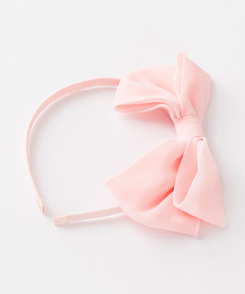 Catherine Cottage（キャサリンコテージ）の「シフォンリボンカチューシャ（カチューシャ・キッズ・ホワイト/ブラック/ネイビー/レッド/ブルー/グリーン/ライラック/ピンク/グレー・F）」の8枚目の写真