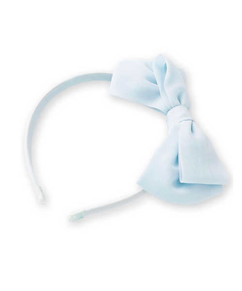 Catherine Cottage（キャサリンコテージ）の「シフォンリボンカチューシャ（カチューシャ・キッズ・ホワイト/ブラック/ネイビー/レッド/ブルー/グリーン/ライラック/ピンク/グレー・F）」の6枚目の写真