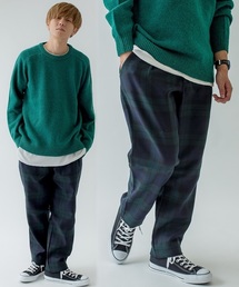 SHIPS BLUESTORE | SHIPS BLUESTORE: チェックウールタックパンツ(その他パンツ)