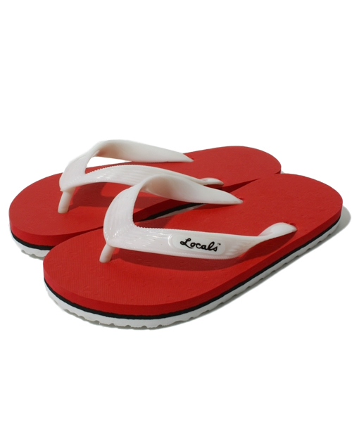 styles（スタイルス）の「Locals Beach Sandal ローカルズ ビーチサンダル カラフル（サンダル・メンズ・ホワイト/ブラウン/グリーン/イエロー/ライトグリーン/ブルー/ネイビー/レッド/ピンク/ライトブルー・23cm/24cm/26cm/27cm/28cm）」の10枚目の写真