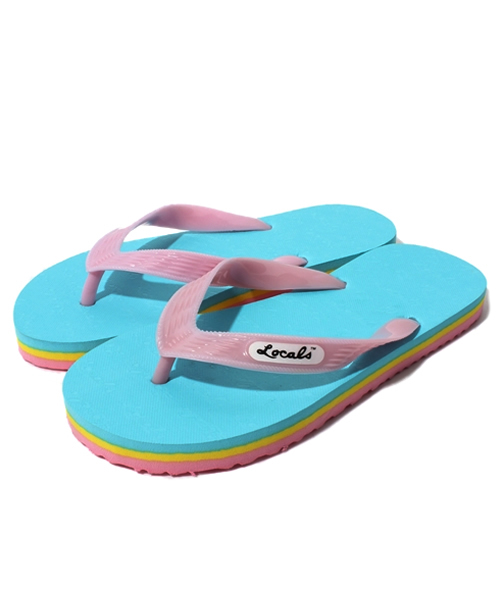 styles（スタイルス）の「Locals Beach Sandal ローカルズ ビーチサンダル カラフル（サンダル・メンズ・ホワイト/ブラウン/グリーン/イエロー/ライトグリーン/ブルー/ネイビー/レッド/ピンク/ライトブルー・23cm/24cm/26cm/27cm/28cm）」の5枚目の写真