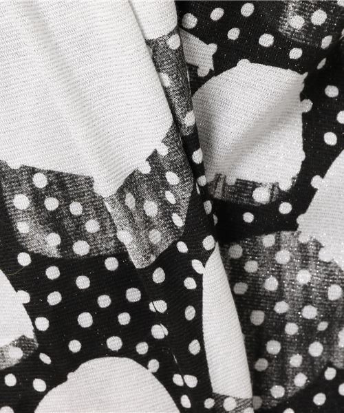 Ne-net（ネネット）の「S 雪柄ジャージ（ワンピース・レディース・ブラック/イエロー・02）」の6枚目の写真