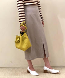 GALERIE VIE | コットンコーデュロイ Iラインスカート(スカート)