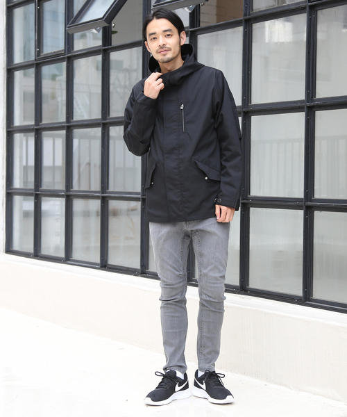 coen（コーエン）の「【18FW新色】TCボリュームネックショートモッズブルゾン（モッズコート・メンズ・オリーブ/ネイビー/ダークグリーン/ブラック・X-LARGE/LARGE/MEDIUM/SMALL）」の17枚目の写真