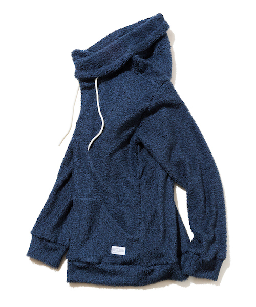 rehacer(レアセル)の「rehacer : Shaggy Pile High-necked CS(パーカー・メンズ・ブラック/ネイビー・LARGE/MEDIUM/SMALL)」の11枚目の写真