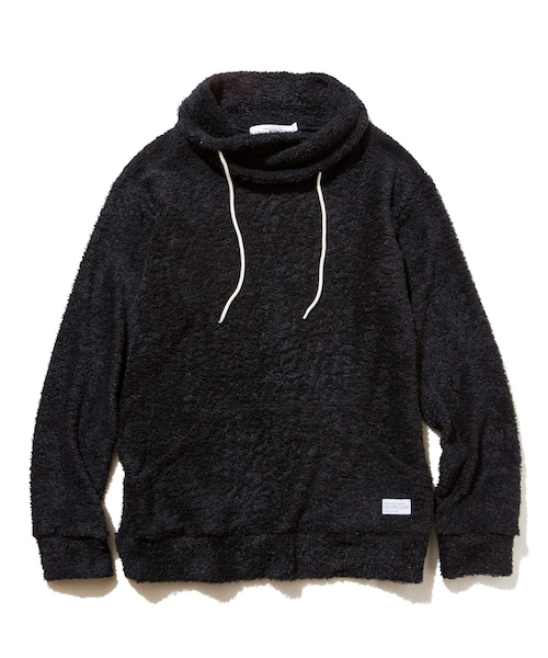 rehacer(レアセル)の「rehacer : Shaggy Pile High-necked CS(パーカー・メンズ・ブラック/ネイビー・LARGE/MEDIUM/SMALL)」の16枚目の写真