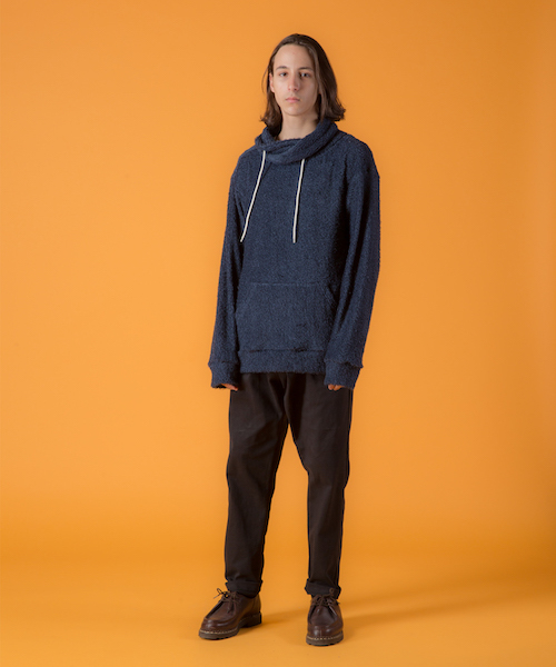 rehacer(レアセル)の「rehacer : Shaggy Pile High-necked CS(パーカー・メンズ・ブラック/ネイビー・LARGE/MEDIUM/SMALL)」の17枚目の写真