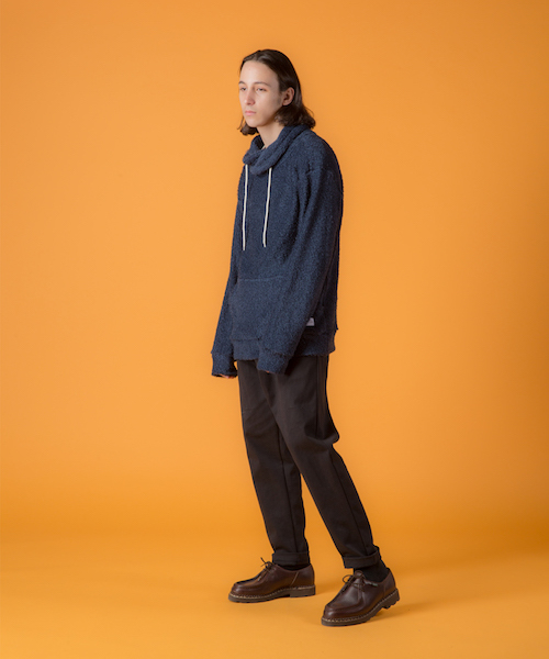 rehacer(レアセル)の「rehacer : Shaggy Pile High-necked CS(パーカー・メンズ・ブラック/ネイビー・LARGE/MEDIUM/SMALL)」の15枚目の写真