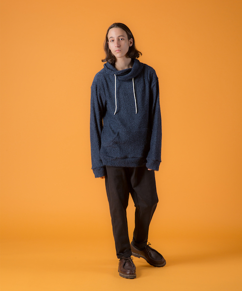 rehacer(レアセル)の「rehacer : Shaggy Pile High-necked CS(パーカー・メンズ・ブラック/ネイビー・LARGE/MEDIUM/SMALL)」の21枚目の写真