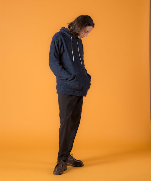 rehacer(レアセル)の「rehacer : Shaggy Pile High-necked CS(パーカー・メンズ・ブラック/ネイビー・LARGE/MEDIUM/SMALL)」の10枚目の写真