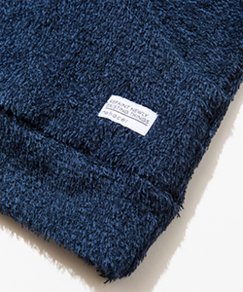 rehacer(レアセル)の「rehacer : Shaggy Pile High-necked CS(パーカー・メンズ・ブラック/ネイビー・LARGE/MEDIUM/SMALL)」の18枚目の写真