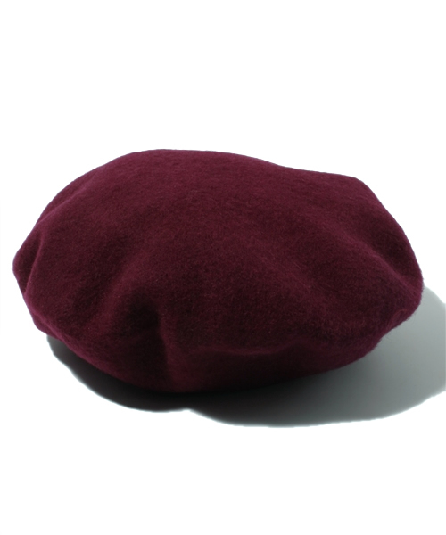 WEGO（ウィゴー）の「フェルトベレー帽（ハンチング/ベレー帽・レディース・ブラック/ダークグレー/ネイビー/ピンク/ワイン・FREE）」の5枚目の写真