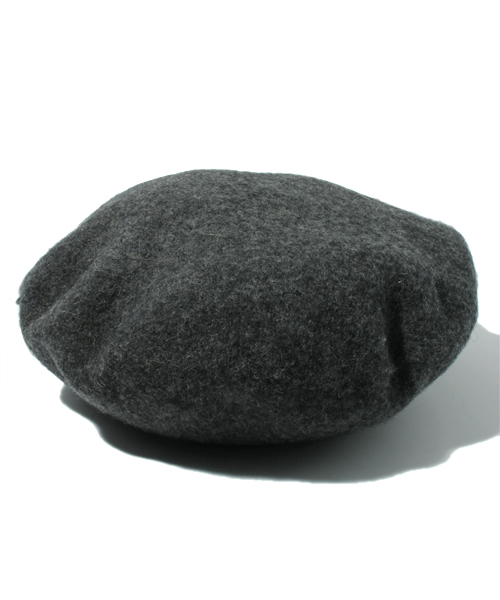 WEGO（ウィゴー）の「フェルトベレー帽（ハンチング/ベレー帽・レディース・ブラック/ダークグレー/ネイビー/ピンク/ワイン・FREE）」の3枚目の写真
