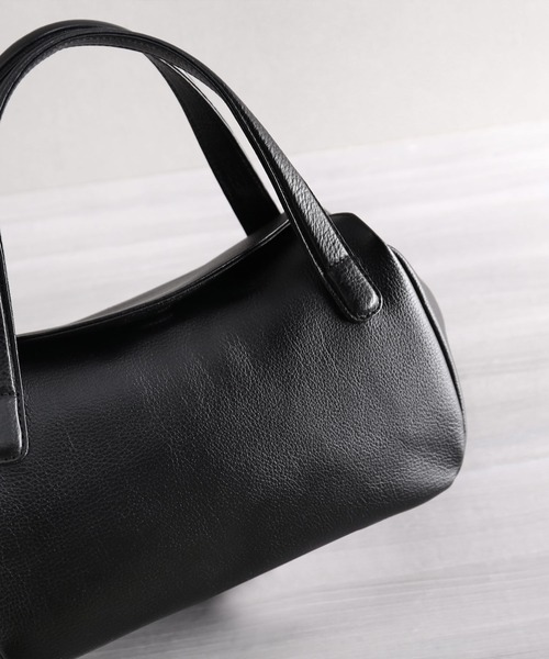 Jamale(ジャマレ)の「牛革レザーフォーマルバッグ(ハンドバッグ・レディース・ブラック/ウッド・FREE)」の6枚目の写真