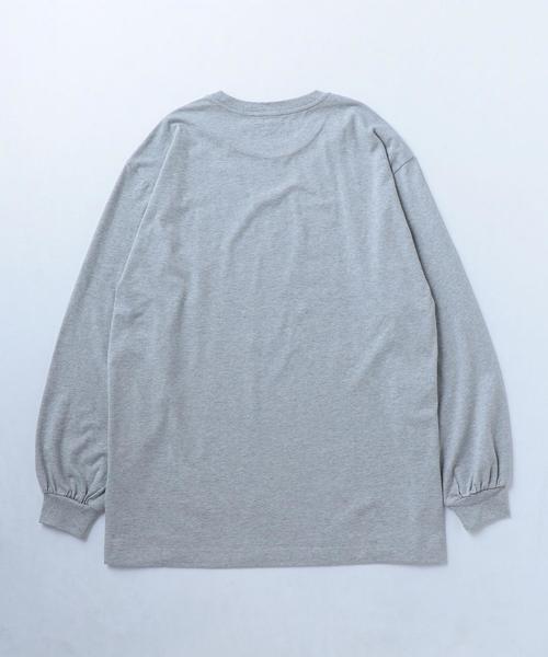 Gosha Rubchinskiy(ゴーシャラブチンスキー)の「GOSHA RUBCHINSKIY(ゴーシャ ラブチンスキー) LOGO L/S T(Tシャツ/カットソー・メンズ・グレー・MEDIUM/SMALL/LARGE)」の2枚目の写真