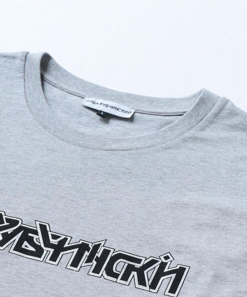 Gosha Rubchinskiy(ゴーシャラブチンスキー)の「GOSHA RUBCHINSKIY(ゴーシャ ラブチンスキー) LOGO L/S T(Tシャツ/カットソー・メンズ・グレー・MEDIUM/SMALL/LARGE)」の3枚目の写真