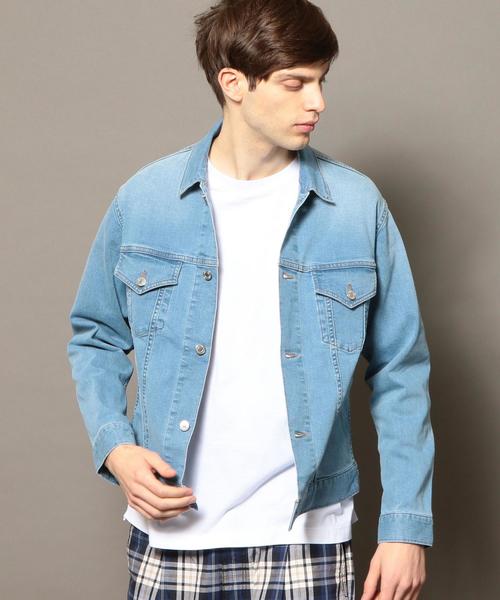 BEAUTY&YOUTH UNITED ARROWS(ビューティーアンドユースユナイテッドアローズ)の「【WEB限定】 by デニムジャケット/Gジャン(デニムジャケット・メンズ・ライトブルー/コバルトブルー・MEDIUM/SMALL/LARGE)」の1枚目の写真