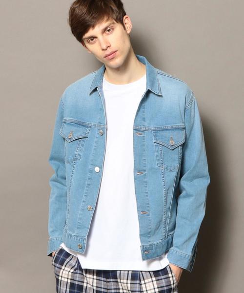 BEAUTY&YOUTH UNITED ARROWS(ビューティーアンドユースユナイテッドアローズ)の「【WEB限定】 by デニムジャケット/Gジャン(デニムジャケット・メンズ・ライトブルー/コバルトブルー・MEDIUM/SMALL/LARGE)」の19枚目の写真