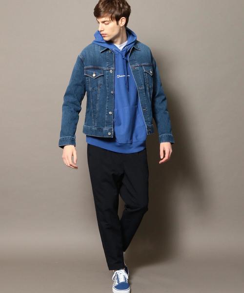 BEAUTY&YOUTH UNITED ARROWS(ビューティーアンドユースユナイテッドアローズ)の「【WEB限定】 by デニムジャケット/Gジャン(デニムジャケット・メンズ・ライトブルー/コバルトブルー・MEDIUM/SMALL/LARGE)」の4枚目の写真