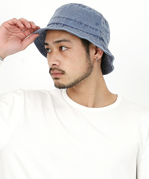 newhattan（ニューハッタン）の「NEWHATTAN ニューハッタン ピグメントダイバケットハット サファリハット（ハット・メンズ・レッド/ブルー/ゴールド/オリーブ/サンドベージュ/ネイビー/グレー/ブラック/バーガンディー/ピンク/ダークブラウン/ダークグレー/カーキ・FREE）」の9枚目の写真