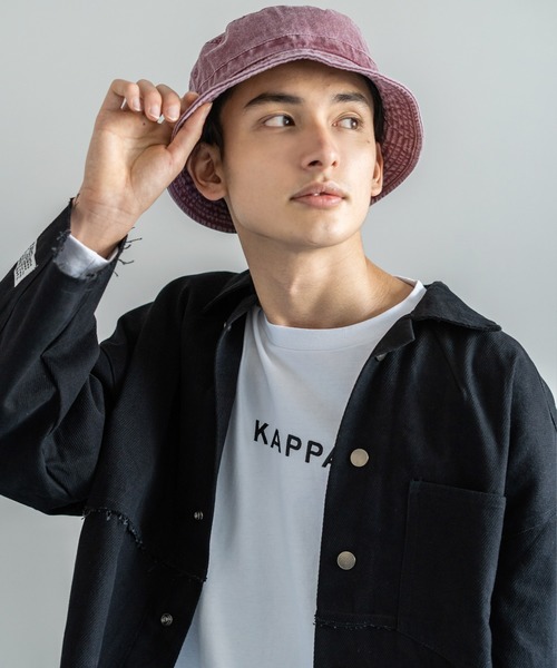 newhattan（ニューハッタン）の「NEWHATTAN ニューハッタン ピグメントダイバケットハット サファリハット（ハット・メンズ・レッド/ブルー/ゴールド/オリーブ/サンドベージュ/ネイビー/グレー/ブラック/バーガンディー/ピンク/ダークブラウン/ダークグレー/カーキ・FREE）」の12枚目の写真