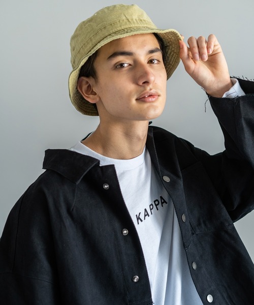 newhattan（ニューハッタン）の「NEWHATTAN ニューハッタン ピグメントダイバケットハット サファリハット（ハット・メンズ・レッド/ブルー/ゴールド/オリーブ/サンドベージュ/ネイビー/グレー/ブラック/バーガンディー/ピンク/ダークブラウン/ダークグレー/カーキ・FREE）」の8枚目の写真