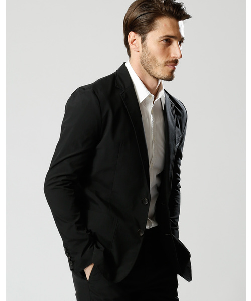 wjk(ダヴルジェイケイ)の「3-easy wire jacket(テーラードジャケット)」|ブラック