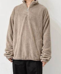 kutir | boa half zip PO/ボア ハーフジップ プルオーバー(その他トップス)