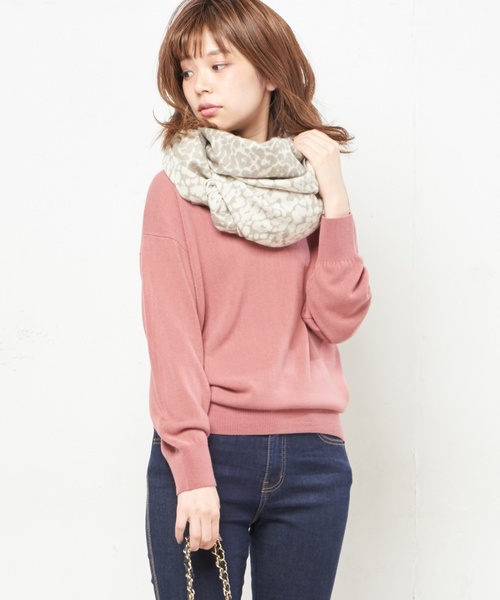 natural couture（ナチュラルクチュール）の「カシミアタッチVネック（ニット/セーター・レディース・ブラック/ベージュ/サックスブルー/ピンク/イエロー/アイボリー/ボルドー/ブルー・FREE）」の14枚目の写真