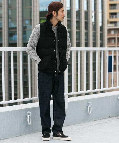 COACH ブラックダウンベスト Sunny mq6704-01_1.jpg