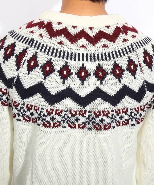 8(eight)（エイト）の「求心柄 ニットセーター 民族（ニット/セーター