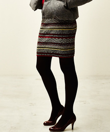 BEAUTY&YOUTH UNITED ARROWS | BYBC トライバルジャカードミニスカート （fyoww）(スカート)